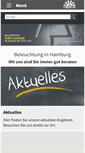 Mobile Screenshot of beleuchtung-hamburg.de